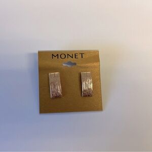 Monet Faux Gold Earrings